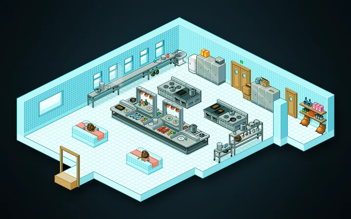Een ingerichte kamer vol meubels
